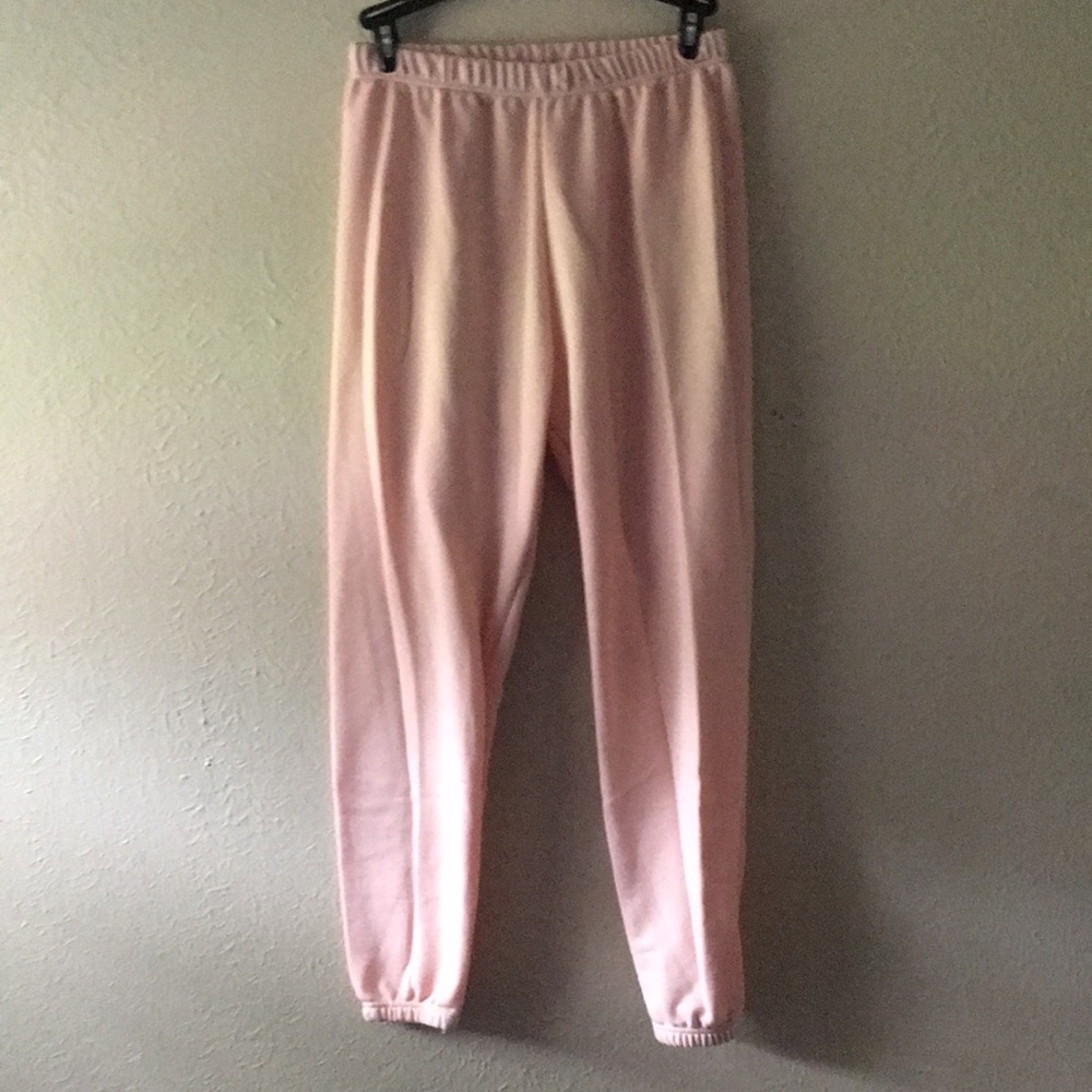Pink sweatpants